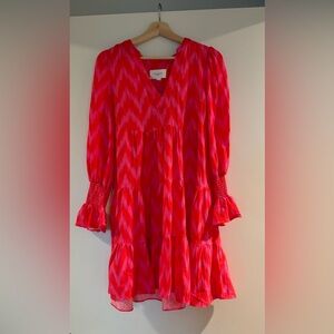 Flowy bright dress from Tuckernut.